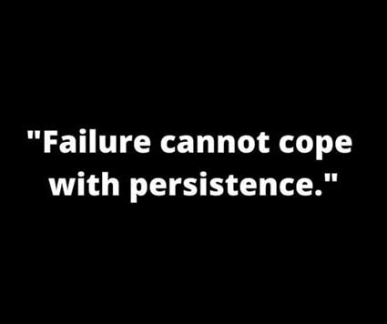 Failure Cannot Cope With Persistence